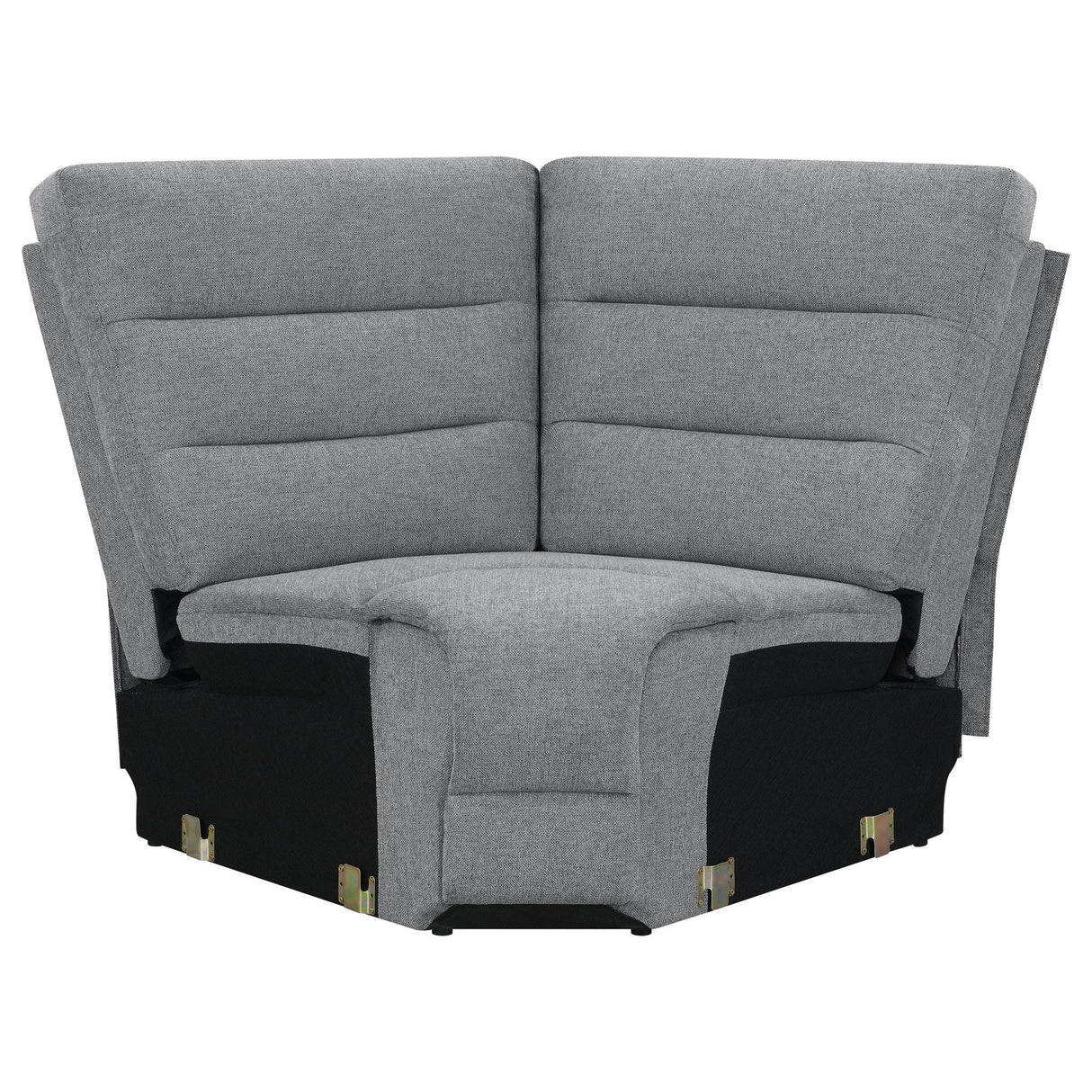 David 3 - piece Upholstered Motion Sectional with Pillow Arms Smoke - 609620 - image - 8