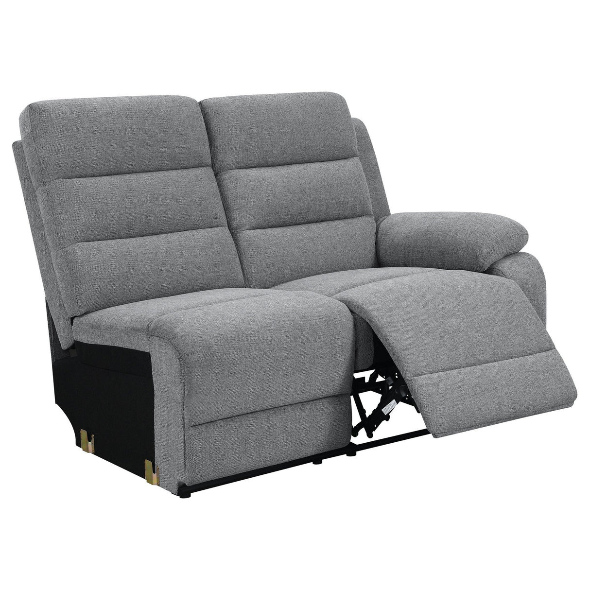 David 3 - piece Upholstered Motion Sectional with Pillow Arms Smoke - 609620 - image - 10