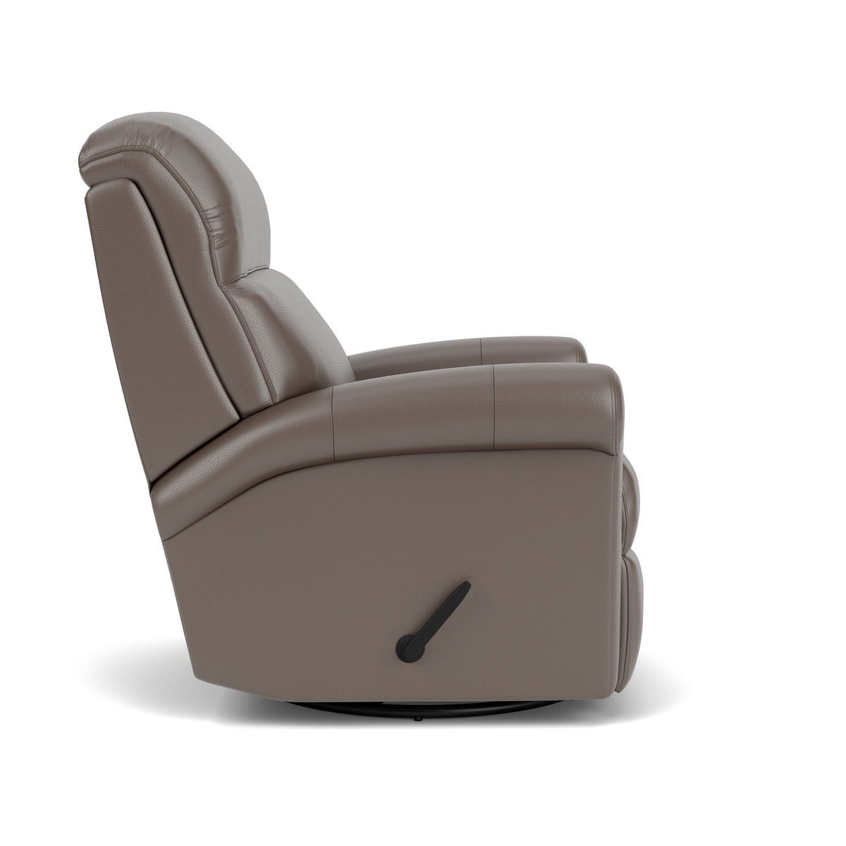 Davis Traditional Leather Swivel Gliding Recliner | Flexsteel
