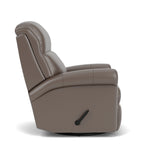 Davis Traditional Leather Swivel Gliding Recliner | Flexsteel