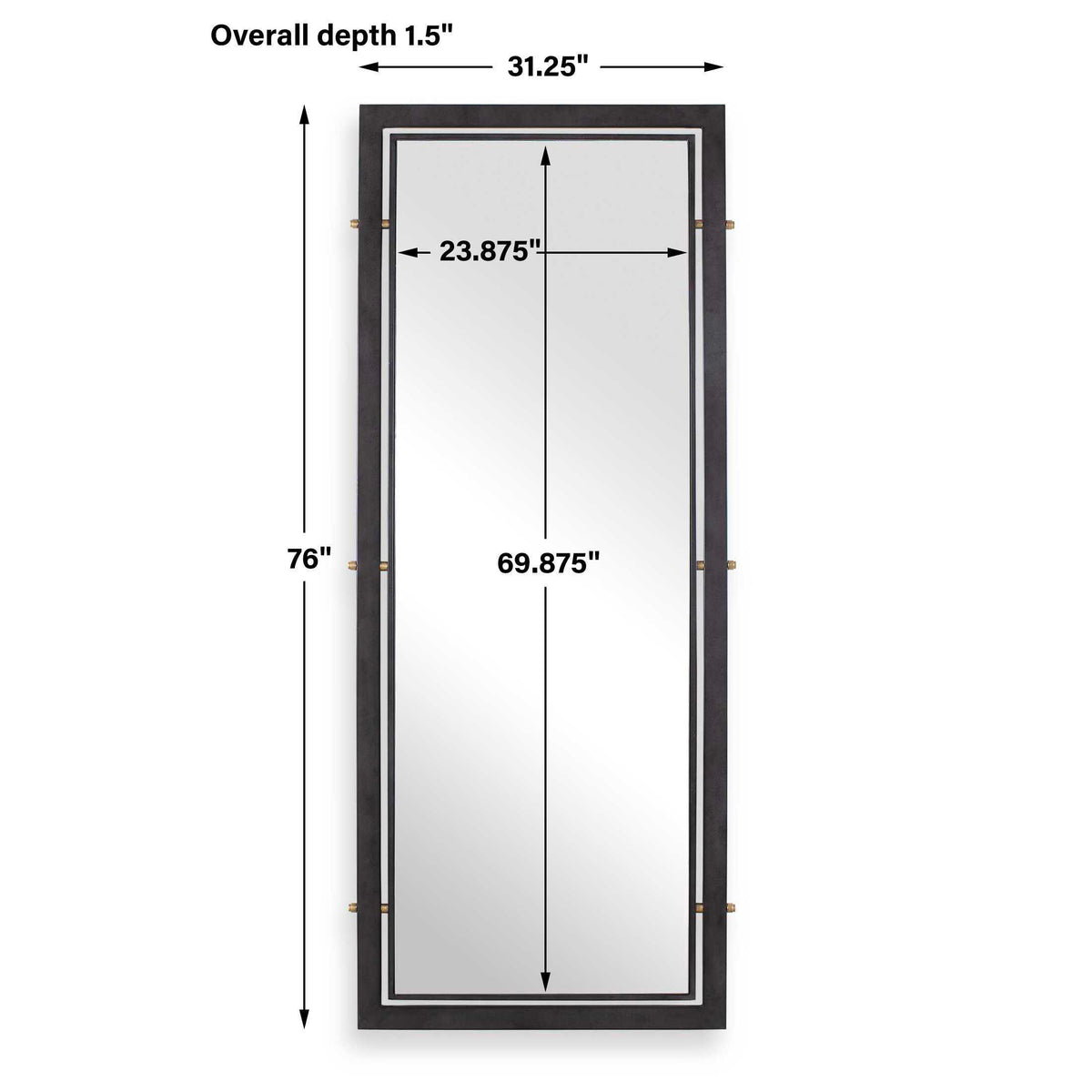 Westley Tall Mirror - Bronze by Uttermost - View 6