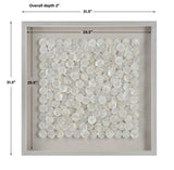 Roxas Capiz Shell Shadow Box - Silver by Uttermost - View 4