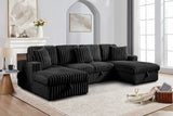 ST2401 pull bed storage chaise setional sofa DARK GREY
