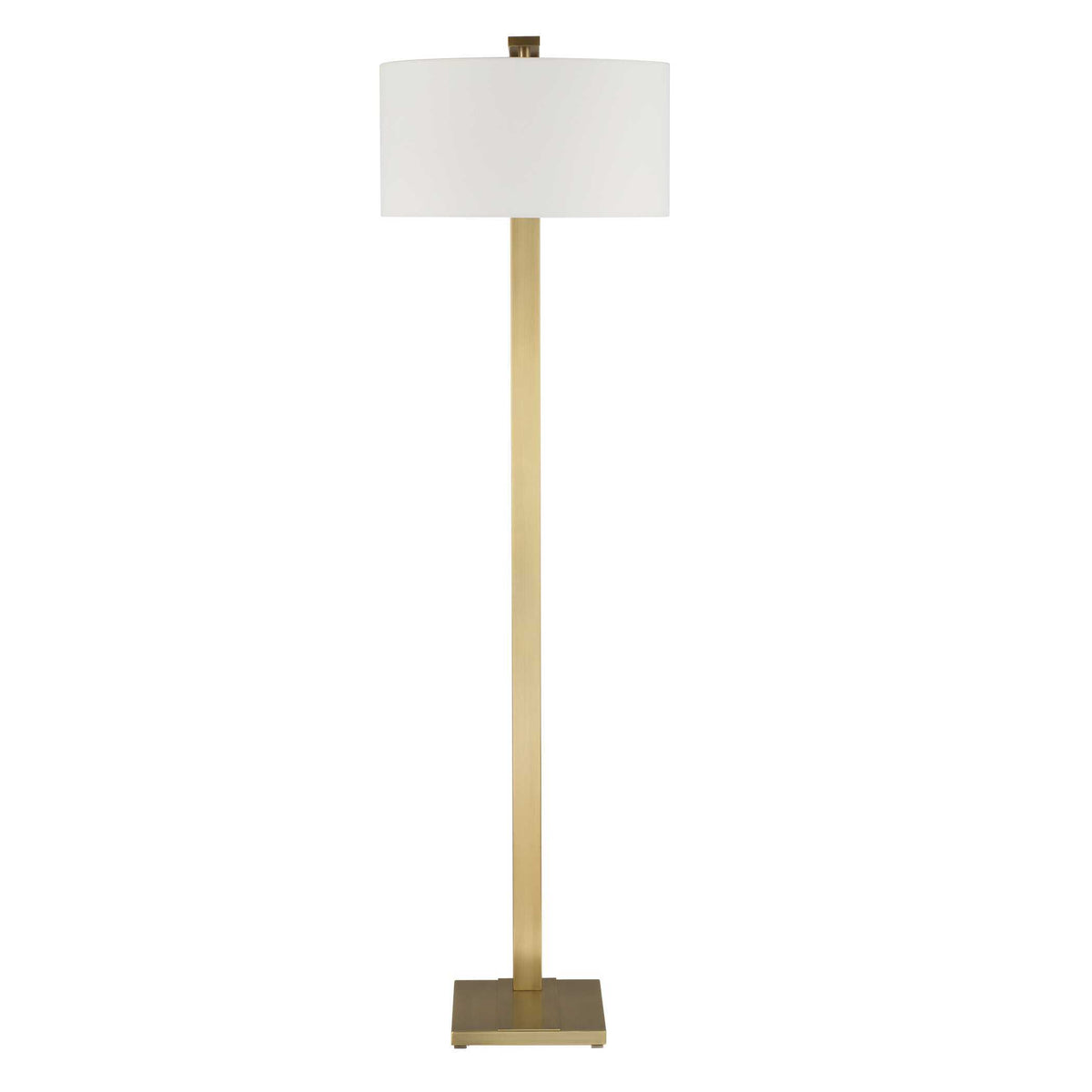 Laight Floor Lamp Antique Brass - Gold by Uttermost - View 3