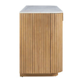Arik 4 Door Walnut Cabinet Woodtone - Light Brown by Uttermost - View 5