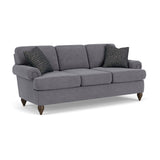 Moxy Fabric Sofa, T-Shaped Seat Cushion, Rolled Arms | Flexsteel