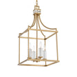 Montreal 4 Light Brass Lantern Pendant - Gold by Uttermost - View 1
