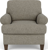 Moxy Fabric Arm Chair, T-Shaped Seat Cushion, Curved Sock Arms | Flexsteel