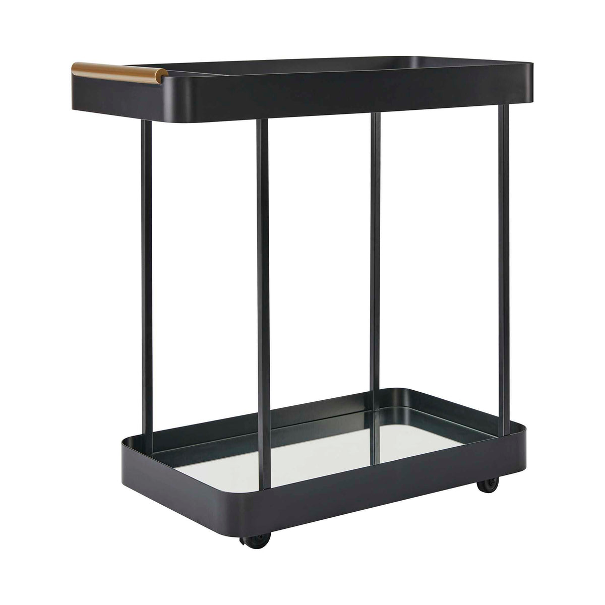 Vesper Iron Bar Cart - Black by Uttermost - View 5