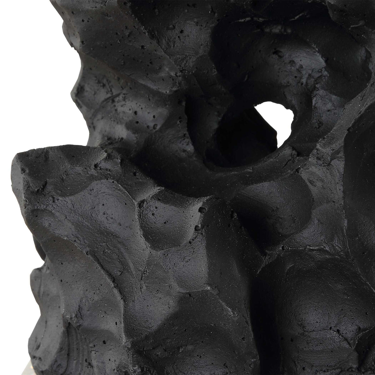 Basalt Black Stone Table Lamp by Uttermost - View 8