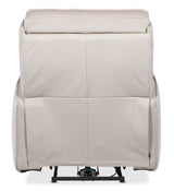 Miles Zero Gravity Power Recliner With Power Headrest - White by Hooker Furniture - View 4