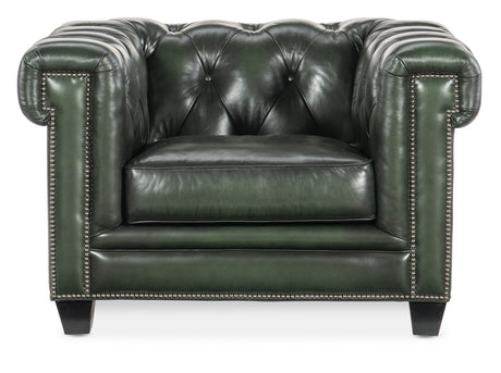 Charleston Tufted Chair - Dark Green by Hooker Furniture - View 4