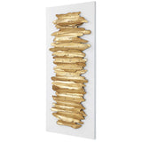 Lev Metal Wall Decor White & Gold - Gold / White by Uttermost - View 4