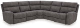 Ashley Slate Next - Gen DuraPella 61003S6 5 - Piece Power Reclining Sectional | Home Elegance USA