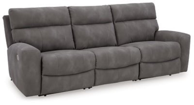 Ashley Slate Next - Gen DuraPella 61003S2 3 - Piece Power Reclining Sectional Sofa - 61003S2 - Home Elegance USA - 1