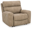 Ashley Sand Next - Gen DuraPella PWR Recliner/ADJ Headrest - Microfiber | Home Elegance USA
