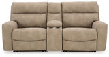 Ashley Sand Next - Gen DuraPella 61004S3 3 - Piece Power Reclining Sectional Loveseat with Console | Home Elegance USA