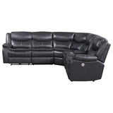 3 Pc Power Sectional - Sycamore Upholstered Power Reclining Sectional Sofa Dark Grey | Coaster | Home Elegance USA