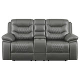 Flamenco 2 - piece Tufted Upholstered Power Living Room Set Charcoal | Coaster | Home Elegance USA