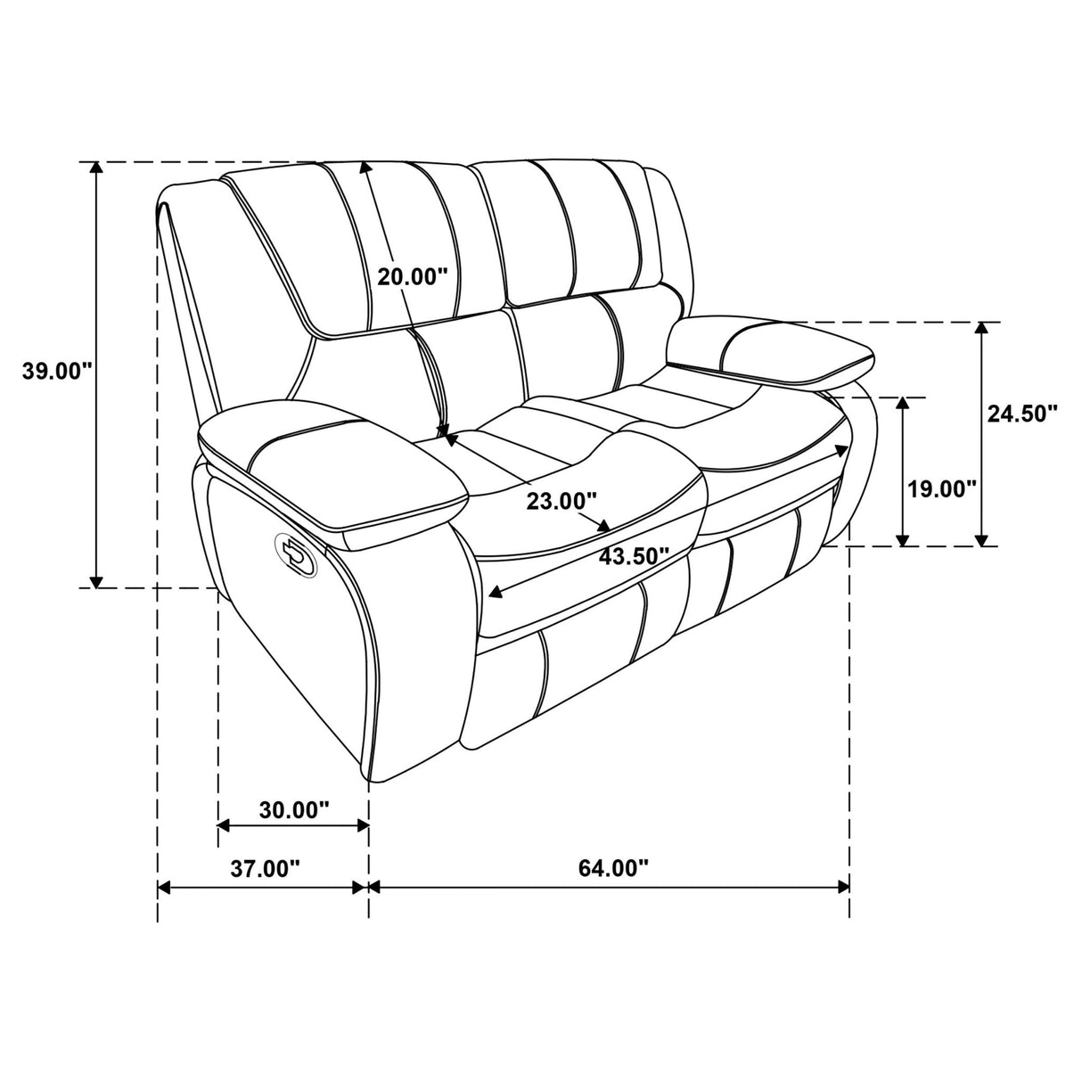 Camila 2 - piece Upholstered Reclining Sofa Set Red Faux Leather | Coaster | Home Elegance USA