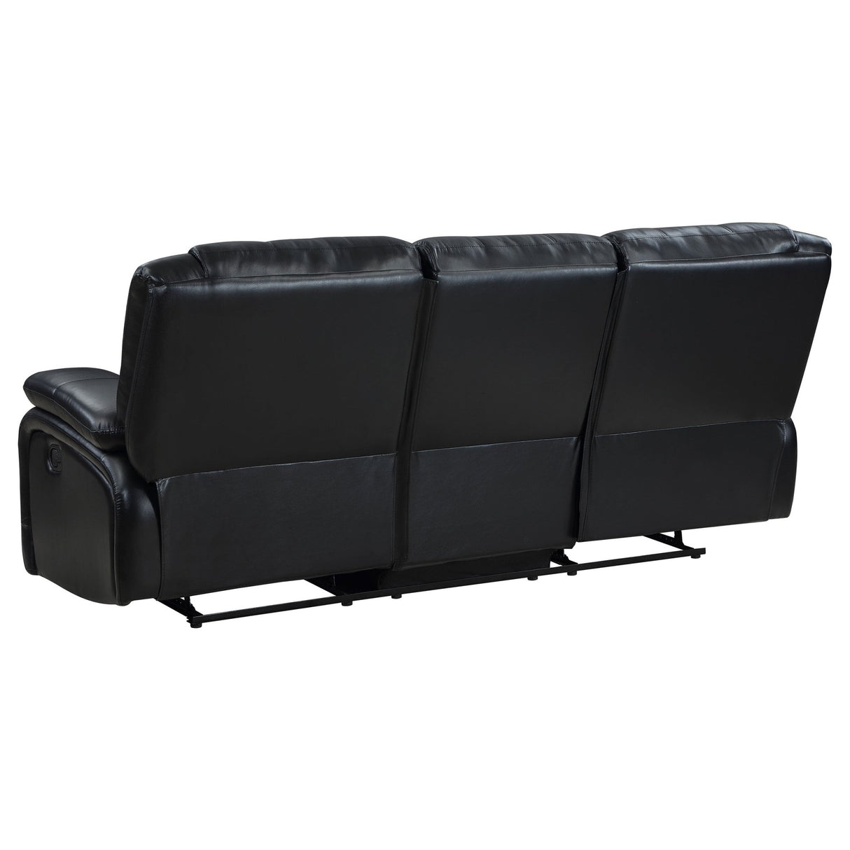 Camila 3 - piece Upholstered Motion Reclining Sofa Set Black | Coaster | Home Elegance USA