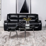 Camila Upholstered Motion Reclining Sofa Black | Coaster | Home Elegance USA