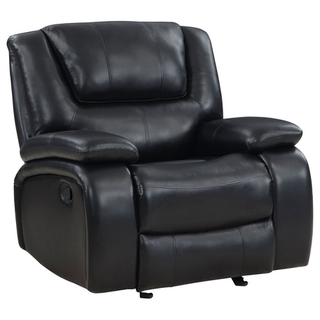 Glider Recliner - Camila Upholstered Glider Recliner Chair Black