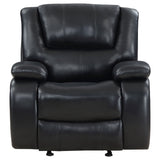 Glider Recliner - Camila Upholstered Glider Recliner Chair Black