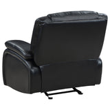 Glider Recliner - Camila Upholstered Glider Recliner Chair Black