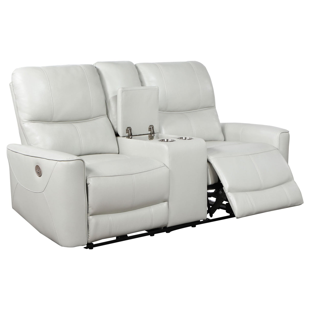 Power Sofa 2 Pc Set - Greenfield 2-piece Upholstered Power Reclining Sofa Set Ivory