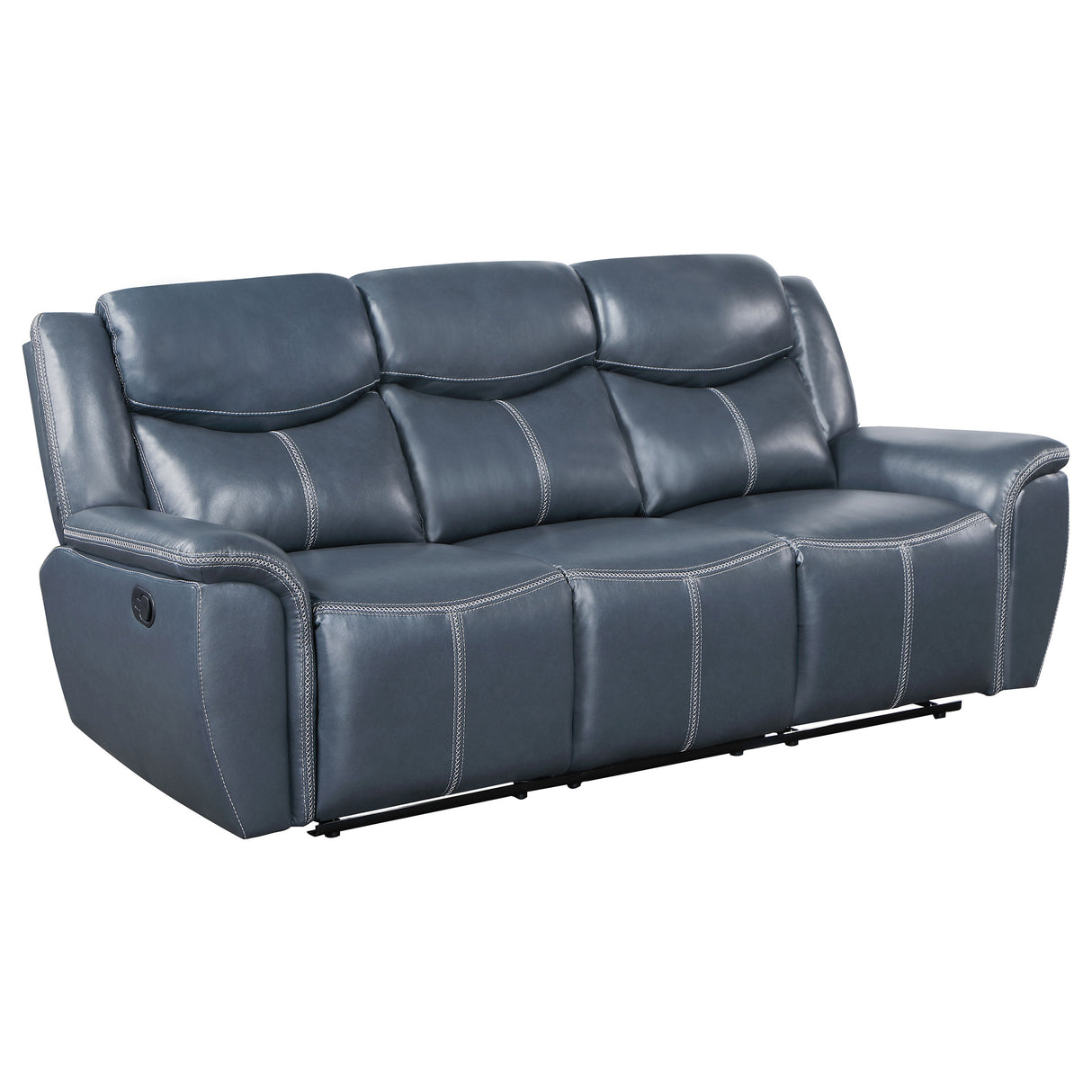 Motion Sofa 2 Pc Set - Sloane 2-piece Upholstered Motion Reclining Sofa Set Blue