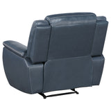 Recliner - Sloane Upholstered Motion Recliner Chair Blue