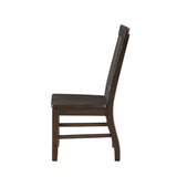 Acme - Maisha Side Chair (Set-2) 61032 Rustic Walnut Finish