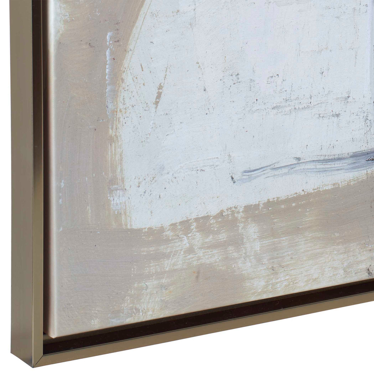 Neutral Nirvana Abstract Canvas Art - Light Brown by Uttermost - View 5