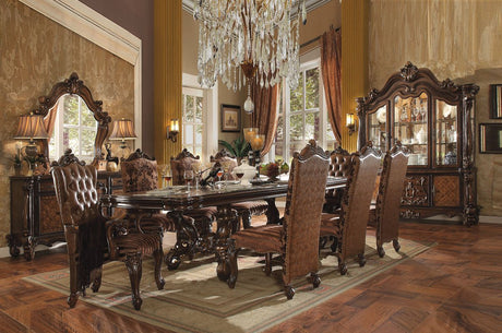 Acme - Versailles Dining Table 61100 Cherry Oak Finish