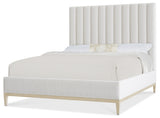 Cascade California King Upholstered Bed - White | Hooker Furniture