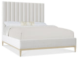 Cascade California King Upholstered Bed - White | Hooker Furniture
