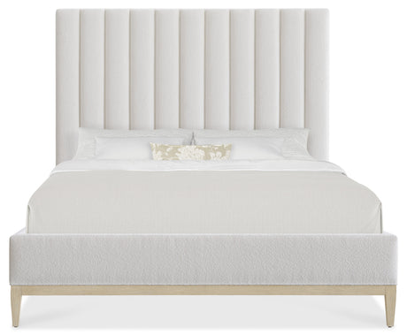 Cascade California King Upholstered Bed - White | Hooker Furniture