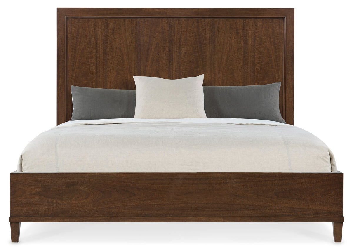 Archives California King Panel Bed - Dark Brown | Hooker Furniture