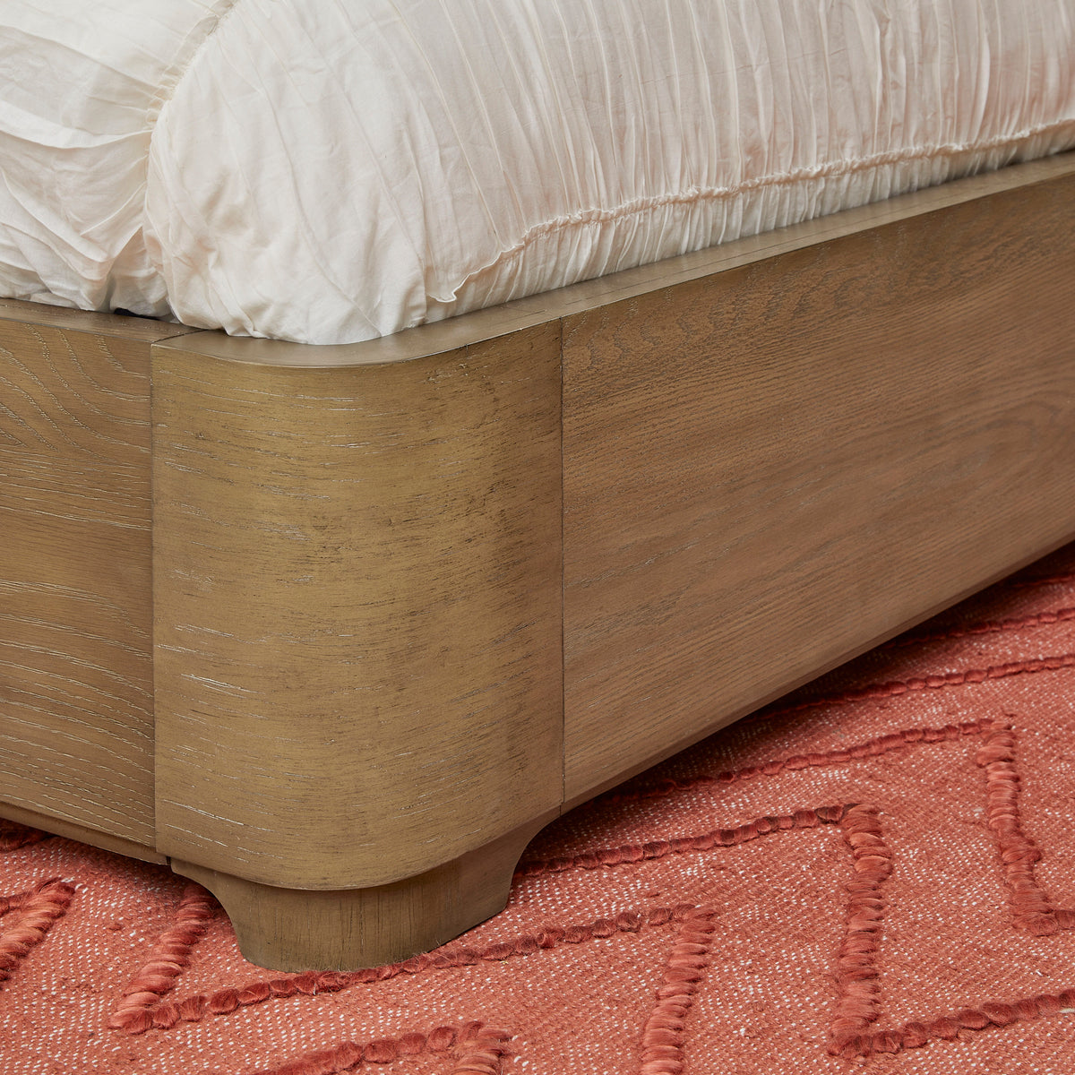 Normandy King Upholstered Bed - Light Brown | Flexsteel