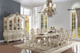 Acme - Ragenardus Dining Table W/Leaf 61280 Antique White Finish