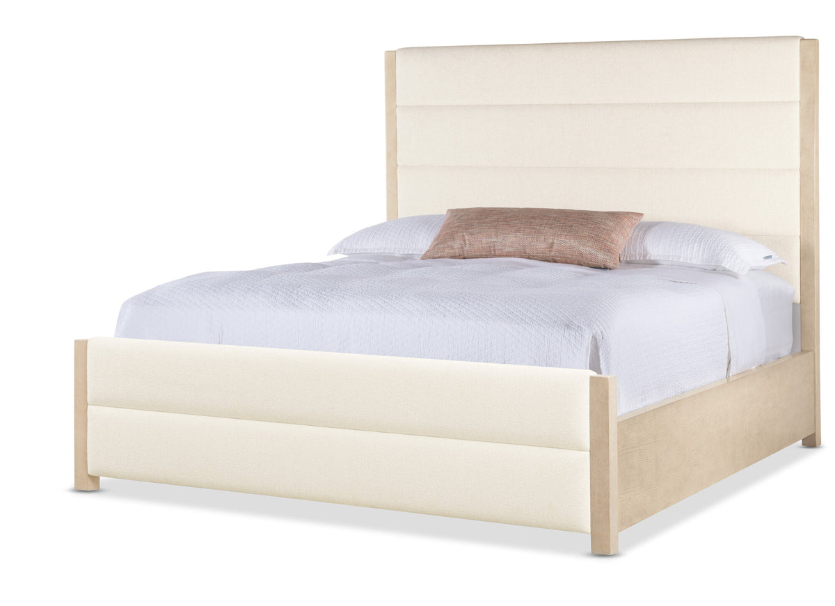 Westwood California King Upholstered Bed - Beige | Hooker Furniture