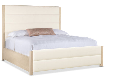 Westwood California King Upholstered Bed - Beige | Hooker Furniture