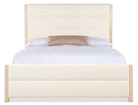 Westwood California King Upholstered Bed - Beige | Hooker Furniture