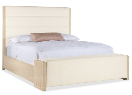 Westwood California King Upholstered Storage Bed - Beige | Hooker Furniture