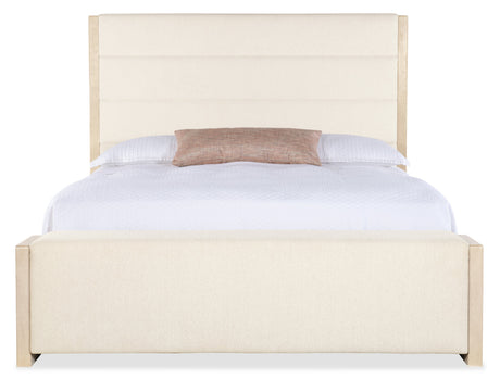 Westwood California King Upholstered Storage Bed - Beige | Hooker Furniture