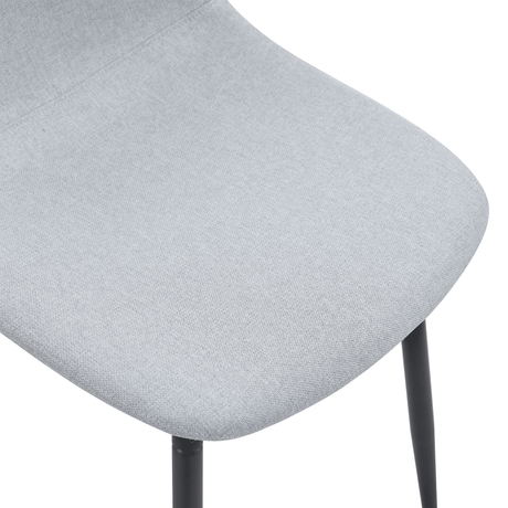 Table and chair set.71*35.4 inch Black Grain Spliced Dining Table With Storage Function In The Middle Of The Table Legs.Paired with 8 Light Gray Linen-Cotton Material High Resilience Dining Chairs. - sold by Home Elegance USA