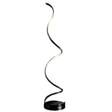 Modern Spiral LED 61" Floor Lamp // Black  | Finesse - Home Elegance USA