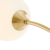 Anechdoche 5 Lights Floor Lamp // Gold and White  | Finesse