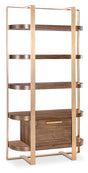Eleana Etagere Medium Wood / Gold - Dark Brown / Gold by Hooker Furniture - View 1